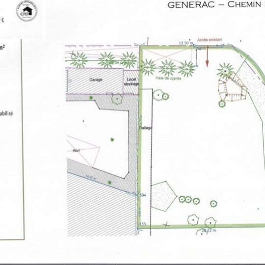  Annonces VAUNAGE : Terrain | GENERAC (30510) | 0 m2 | 125 000 &euro; 