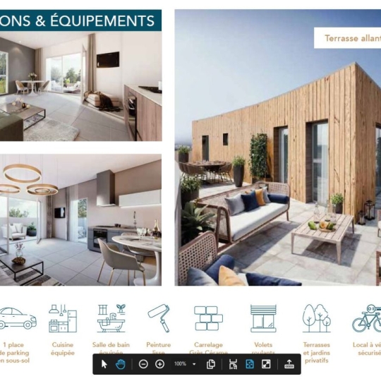  Annonces VAUNAGE : Appartement | NIMES (30900) | 57 m2 | 220 000 &euro; 